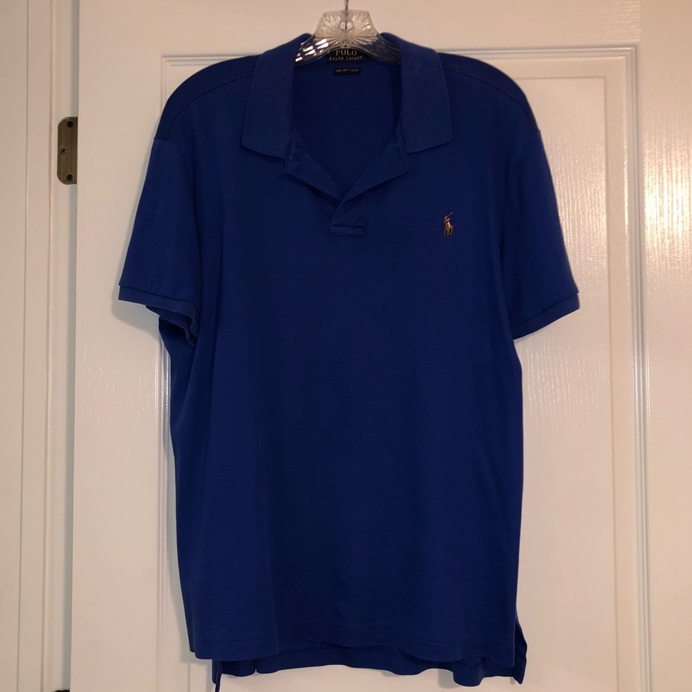 Ralph Lauren blue polo shirt